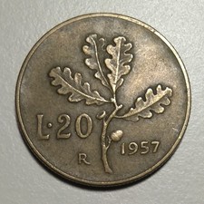 Vendo 20 Lire Del 1957