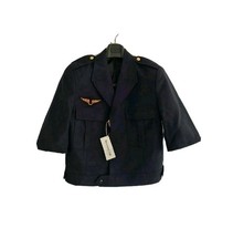 Giacca uomo blu navy manica