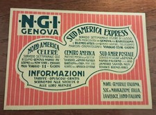 Pubblicità Navigazione Generale Italiana (1915)