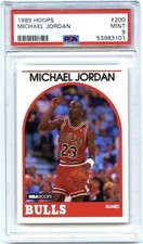 1989 NBA Hoops - Michael Jordan #200 - PSA 9