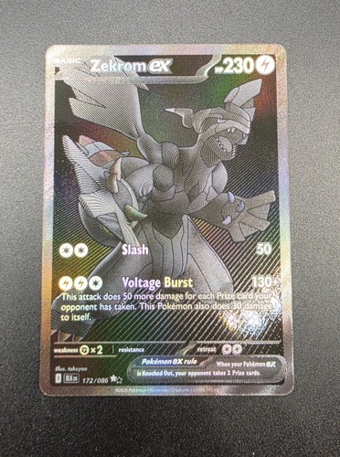 Pokemon tcg zekrom 172 - zekrom, ex