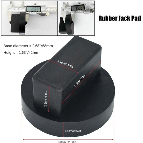 Car rubber lift - rubber, for