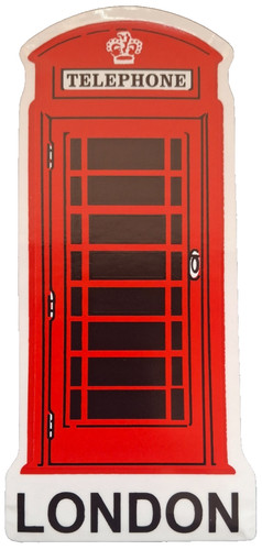 Adesivo cabina telefonica