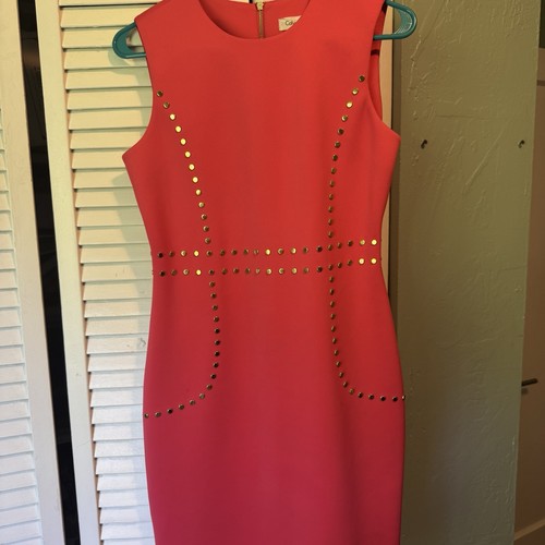 Abito calvin klein arancione - abito,