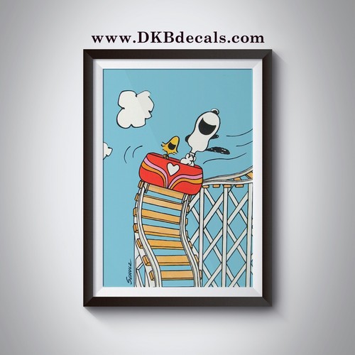 Poster snoopy woodstock - snoopy, e