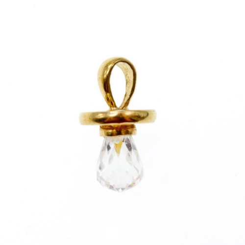 Ciondolo swarovski oro - ciondolo,