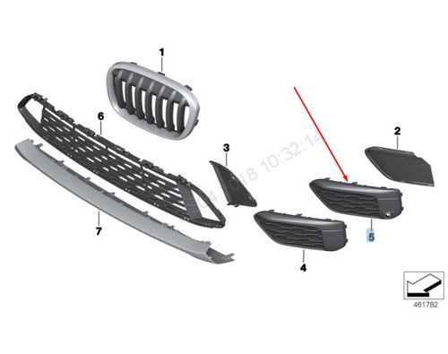 Nuovo paraurti anteriore bmw - anteriore,