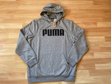Felpa con cappuccio PUMA colore grigio taglia L nuova con etichetta