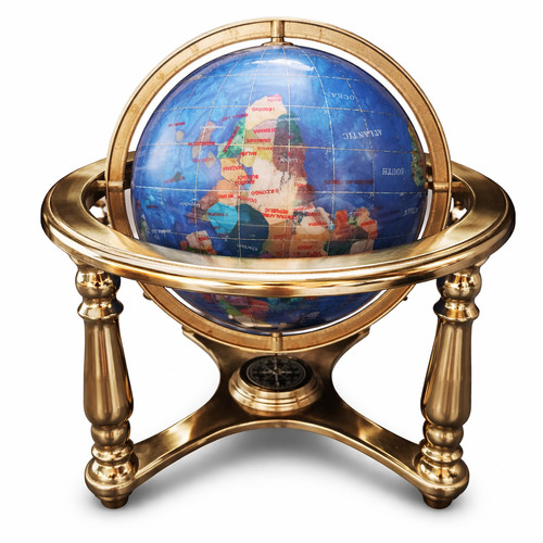 Mappamondo vintage pietra - vintage,