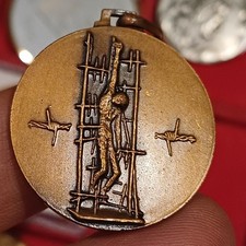 Medaglia In Bronzo Italiana Da