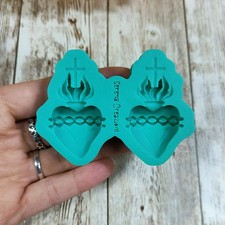 Stampo Cuore Sacro 2pz 3x5cm