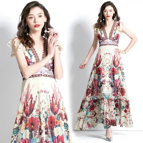 Vestito abito elegante lungo - abito,