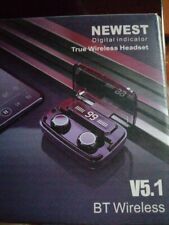 NEWEST Maaa146 Auricolari 2 Cuffie Bluetooth Power-Bank Usb No-Fili