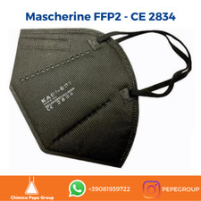 Mascherine FFP2 NERE- CE 2834 -10 pz