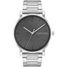 Orologio Uomo Calvin Klein Timeless 25200256 Quadrante Grigio