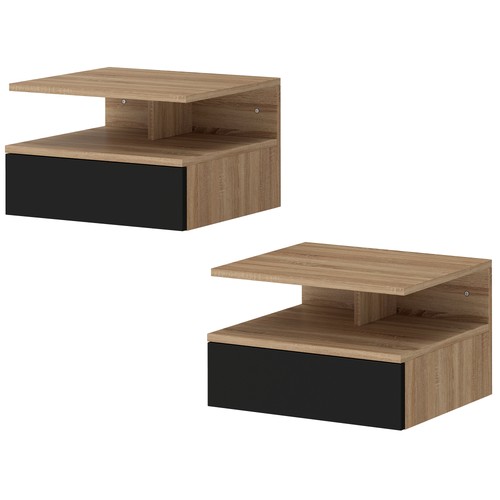 Homcom set comodini - 2,