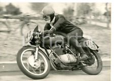 1955 ca MOTOGIRO D'ITALIA Scuderia BIANCHI - Passaggio di MANGANELLI Foto 18x13