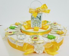 TORTA BOMBONIERE APRIBOTTIGLIA FIORI  MAGNETE CRESIMA MATRIMONIO COMUNIONE 18ann