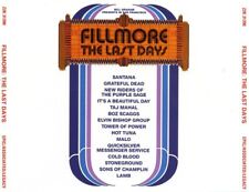 FILLMORE: THE LAST DAYS – SANTANA – GRATEFUL DEAD – LAMB – 2 – CD