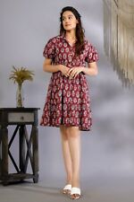 Donna Estate Cotone Blocco