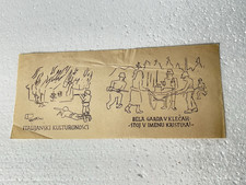 ANTIFASCISTA VOLANTINO GUARDIA BIANCA  OLD FLYER 1943 FASCIO FASCISMO