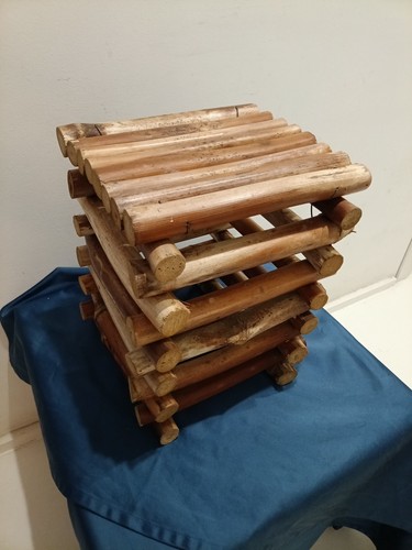 Antico sgabello artigianale - antico,