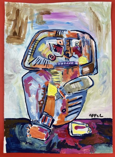 Disegno karel appel carta - karel,