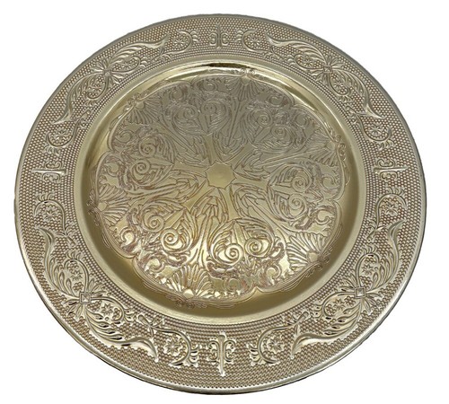 Piatto oro deco 33 - oro,
