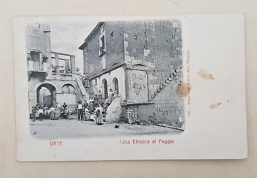 Cartolina orte viterbo - cartolina, casa