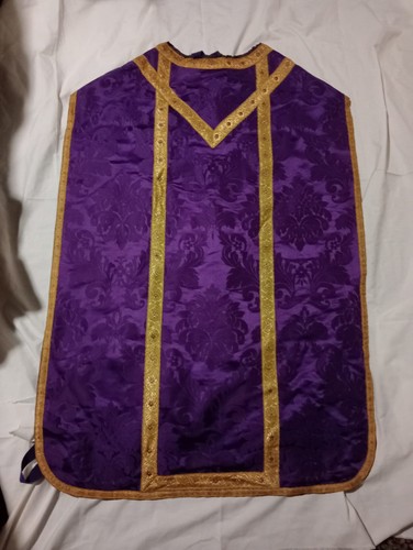 Antica pianeta viola chasuble - viola,