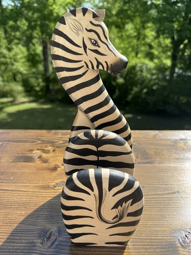 Zebra porta lettere - lettere, legno