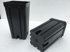 Vasi plastica quadrati - , 7x7x14