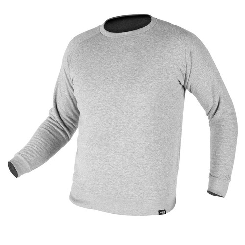 Felpa comfort grigio melange - felpa,