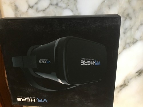 Here virtual reality - virtual,