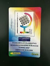 MONDIALI SCACCHI TORINO 2006 -  Tessera Filatelica 2006 - Perfetta