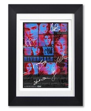 RIVERDALE SEASON 4 CAST SIGNED TV SHOW SERIES POSTER PHOTO AUTOGRAPH FRAMED GIFT