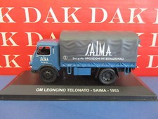 Die cast 1/43 Modellino Autocarro OM Leoncino Telonato Saima 1953