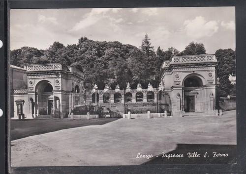 Cartolina lonigo ingresso - lonigo,