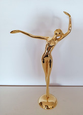 Statua d'ottone ballerina