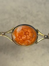 Spilla corallo argento 800 - e,