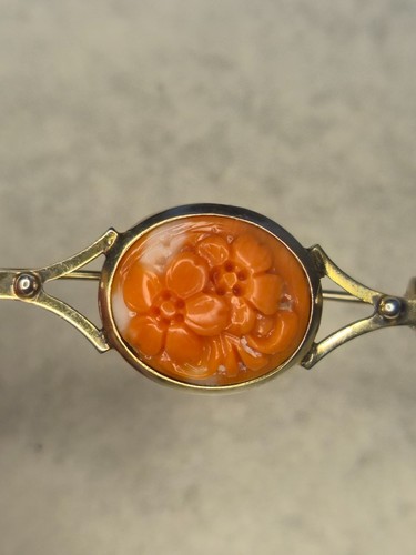 Spilla corallo argento - spilla, e
