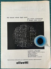 Rara Pubblicità Apparecchiature Elettroniche OLIVETTI del 1962