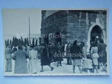 TRIESTE aprile 1945 occupazione piazzale San Giusto Cattedrale vecchia foto
