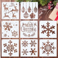 8 Pezzi Stencil Natalizi