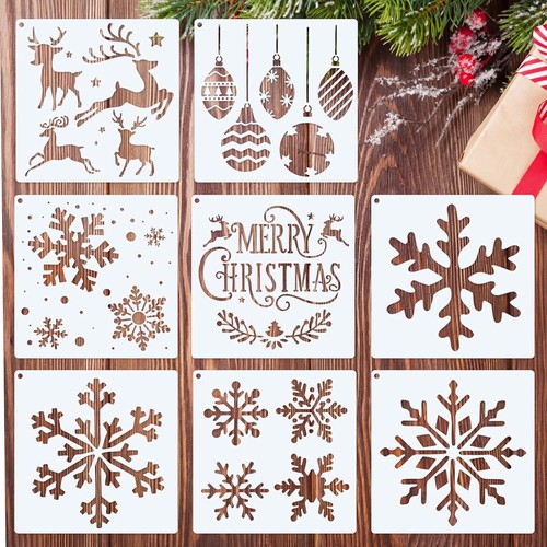 Pezzi stencil natalizi - stencil,