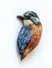 Spilla da ricamo Kingfisher