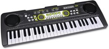 Bontempi | HarmonyKeys Tastiera Digitale con Microfono, Tastiera con 49 Tasti