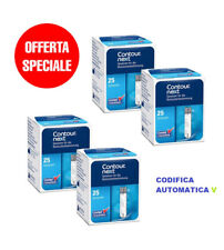 100 Contour Next strisce reattive diabete test glucosio SCAD. 04-2027