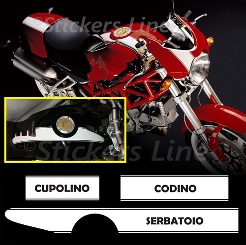 Adesivi moto strisce laterali - strisce,
