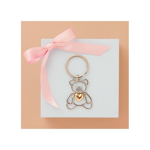 Portachiavi orsetto con anello
